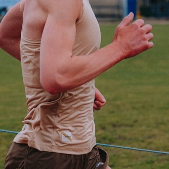 Tracksmith Women's Light Pink Tank Top - Picture 6 of 7